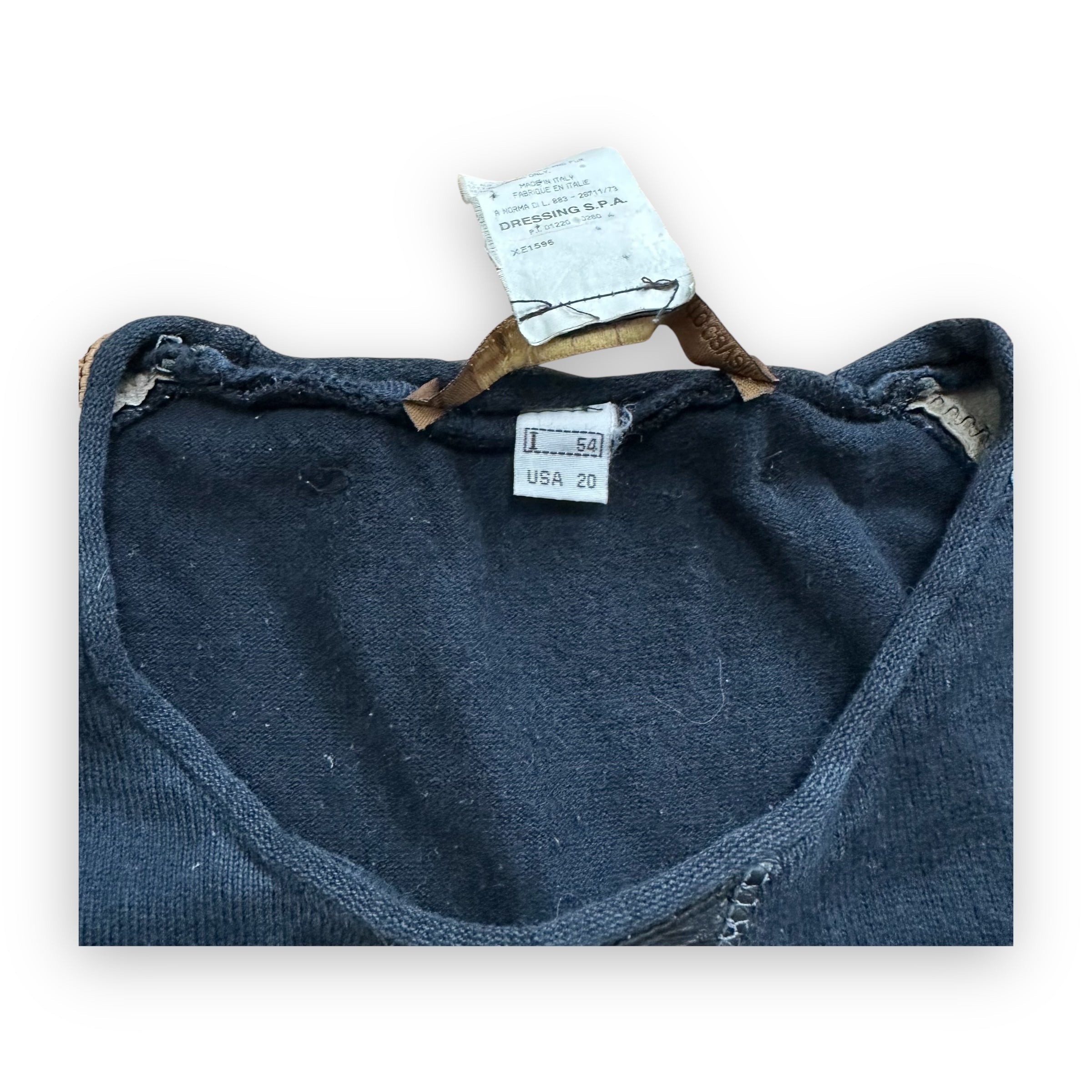 Jacket Roberto Cavalli Black Brown Leather vintage + Vest