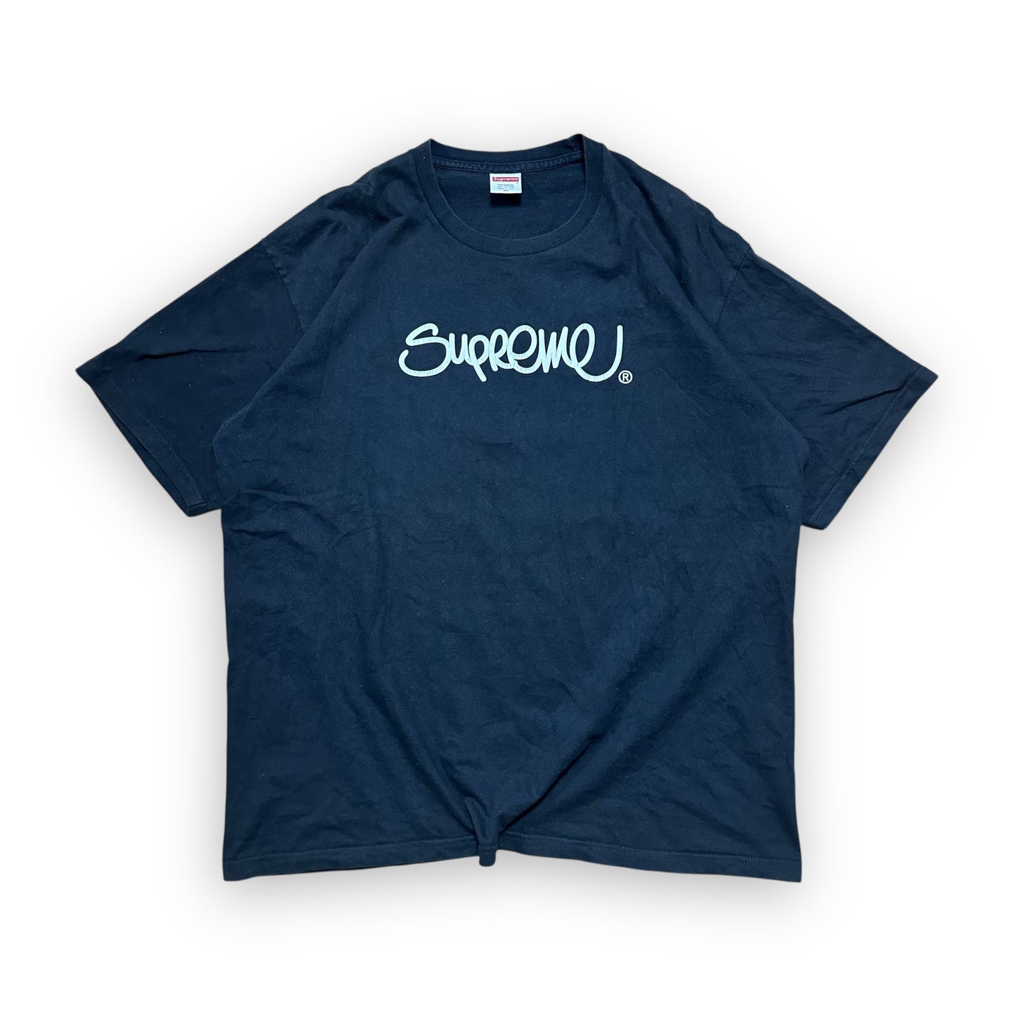 Tee Supreme Handstyle Black SS22 (XL)
