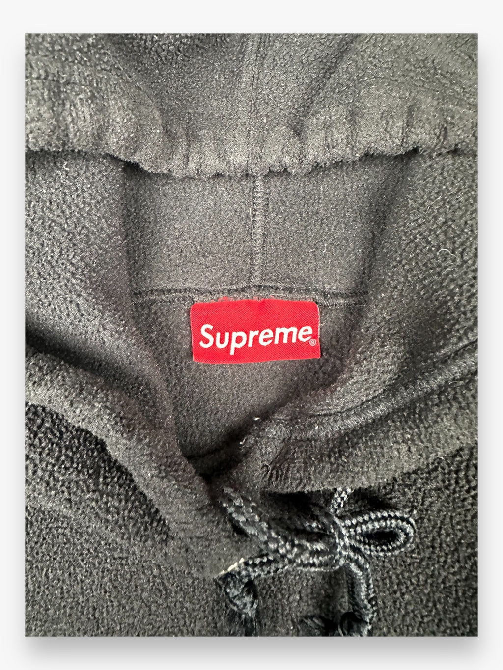 Sweatshirt Hoodie Fleece Polartec Black AW18