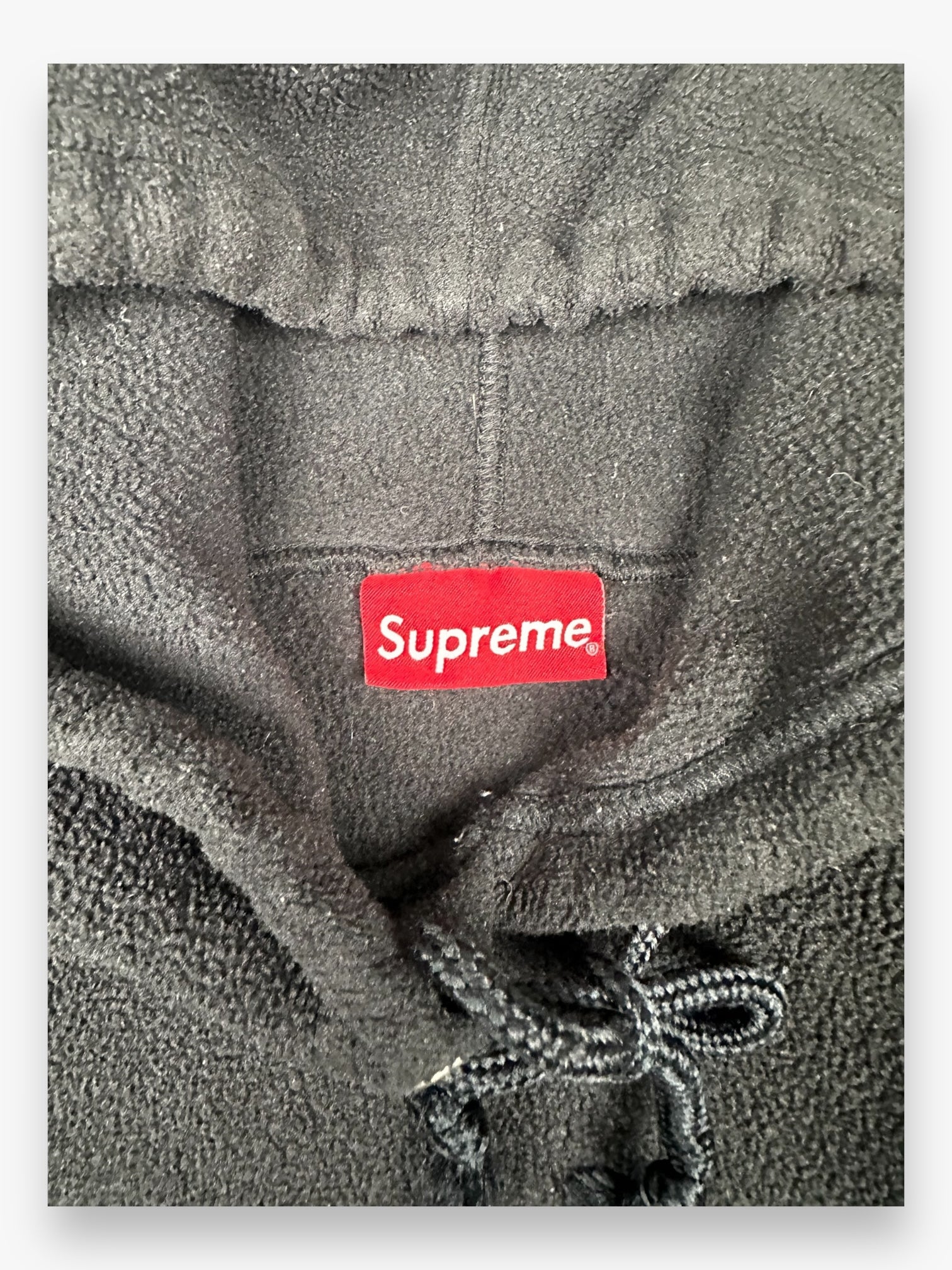 Sweatshirt Hoodie Fleece Polartec Black AW18