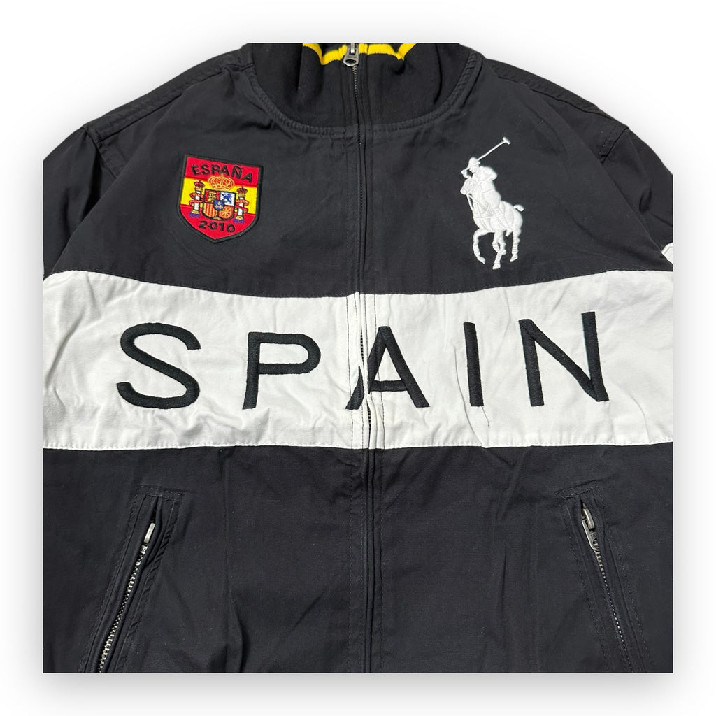 Jacket Ralph Lauren Flag Spain Black vintage