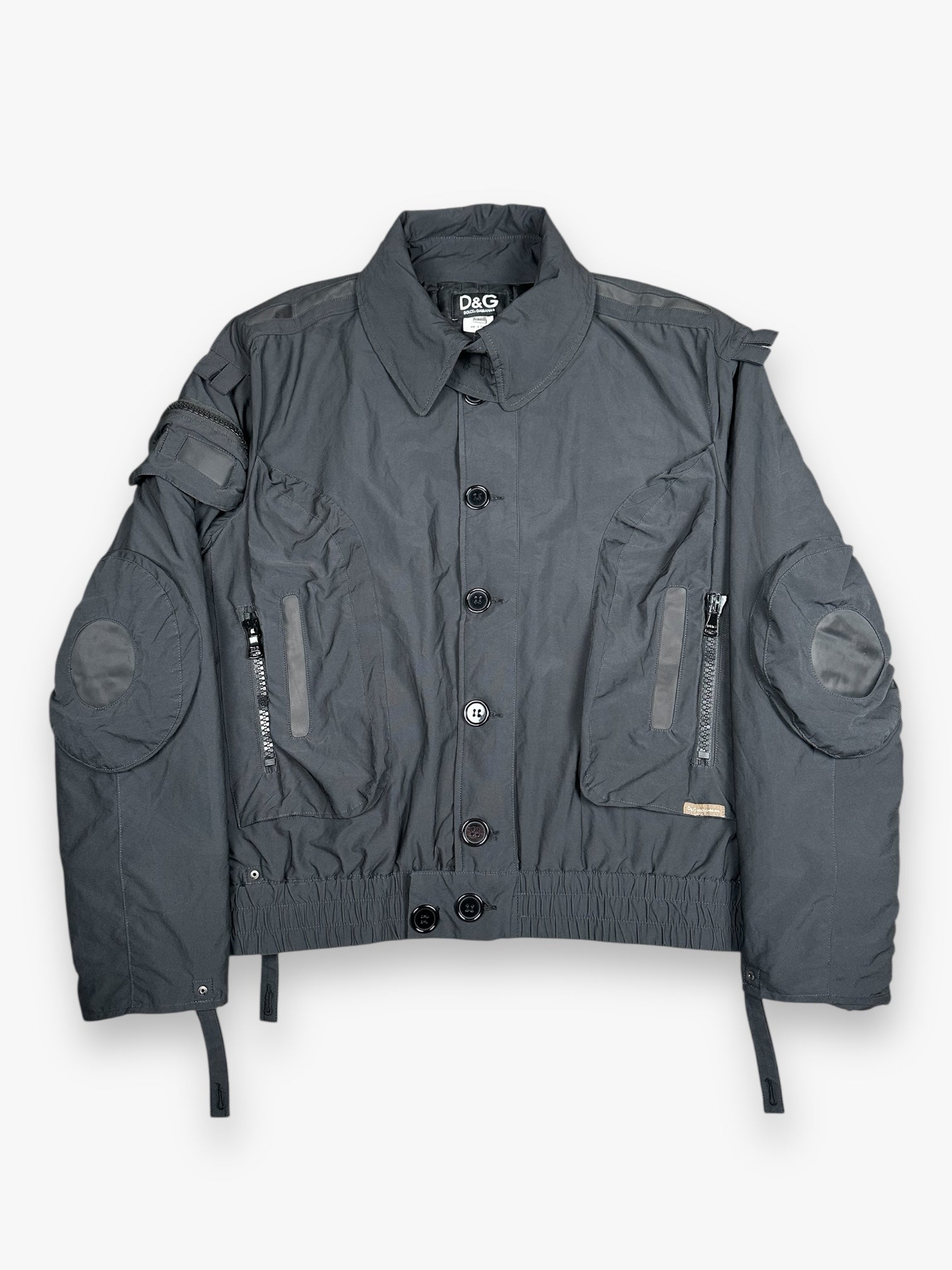 Jacket Dolce & Gabbana Aviator Bomber Goggle Black AW2003