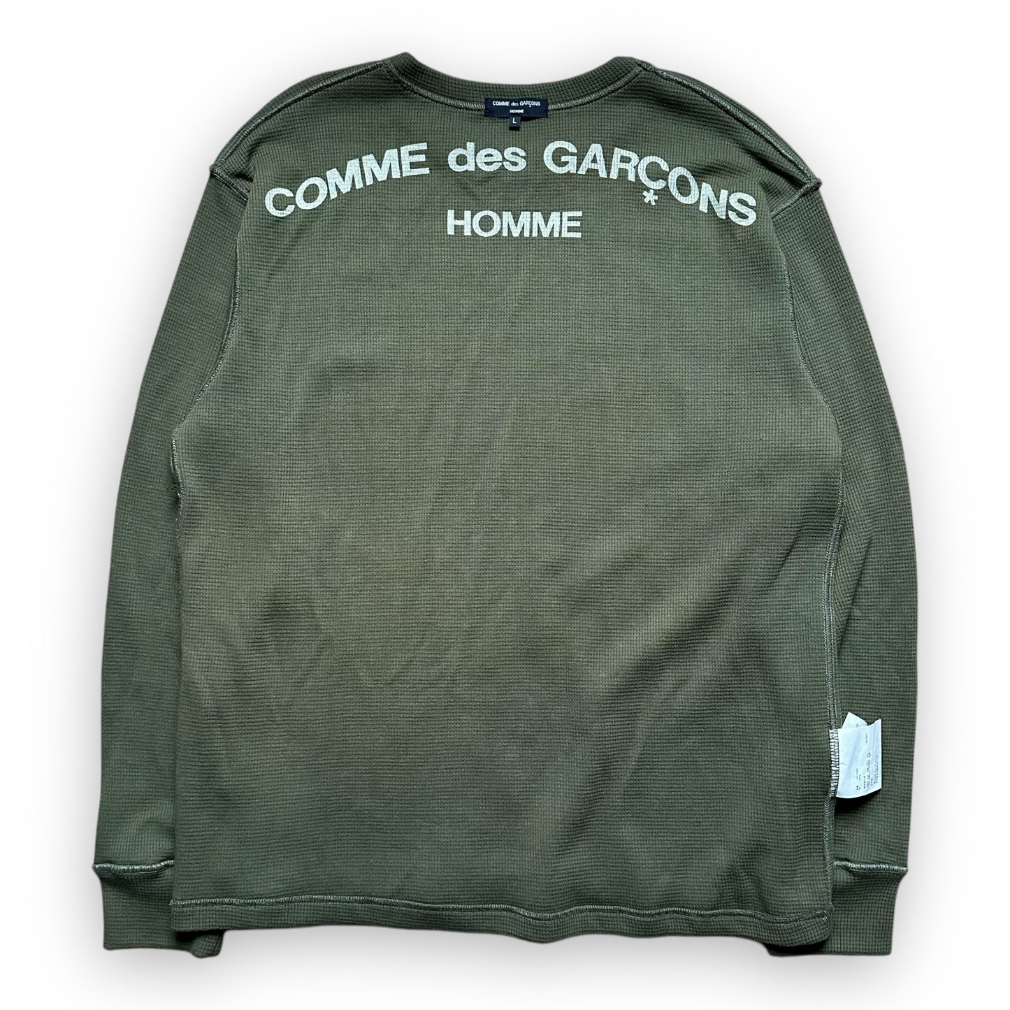 Sweatshirt Crewneck Comme des Garcons Homme Olive (2007) (L)