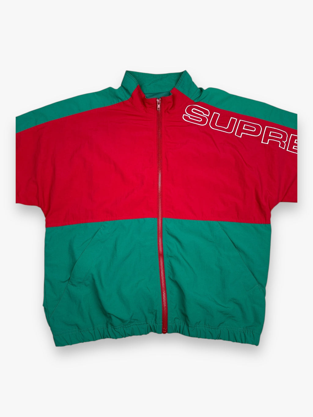 Supreme Split Track Jacket Red SS17