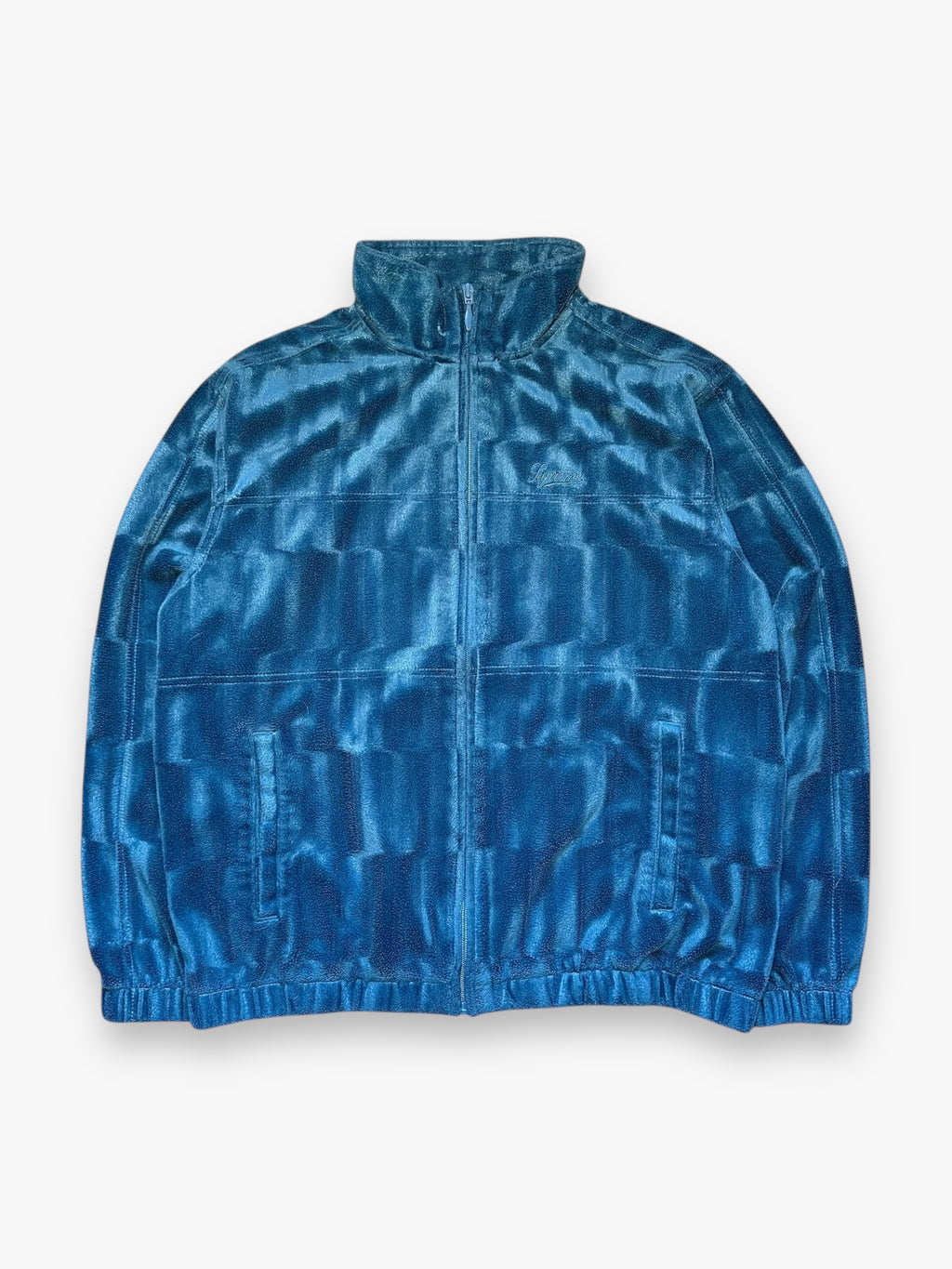 Jacket Supreme Track Velour Slate FW21