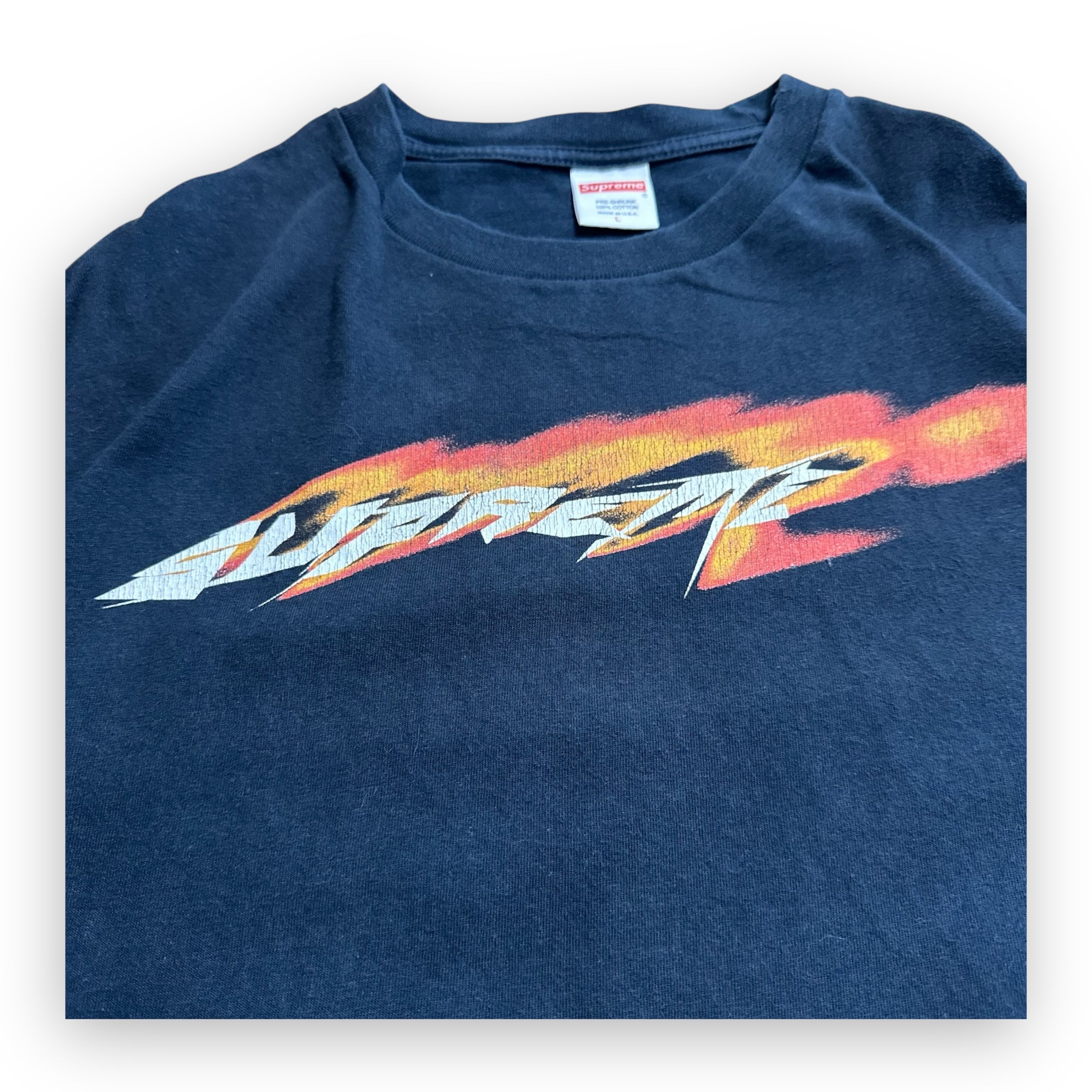 Tee Supreme Wind Navy/Orange SS21