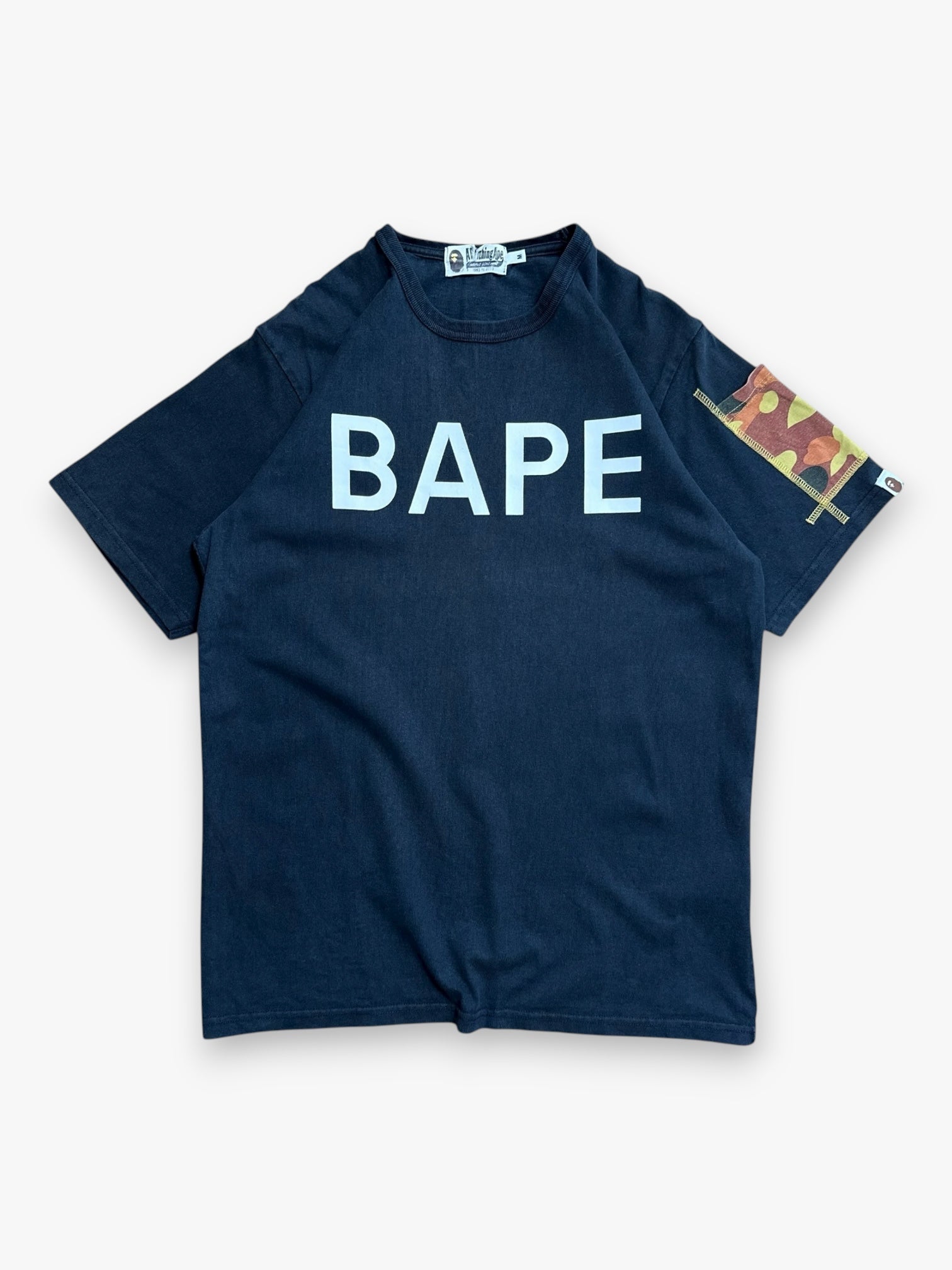 Tee BAPE Sleeve Camo Black