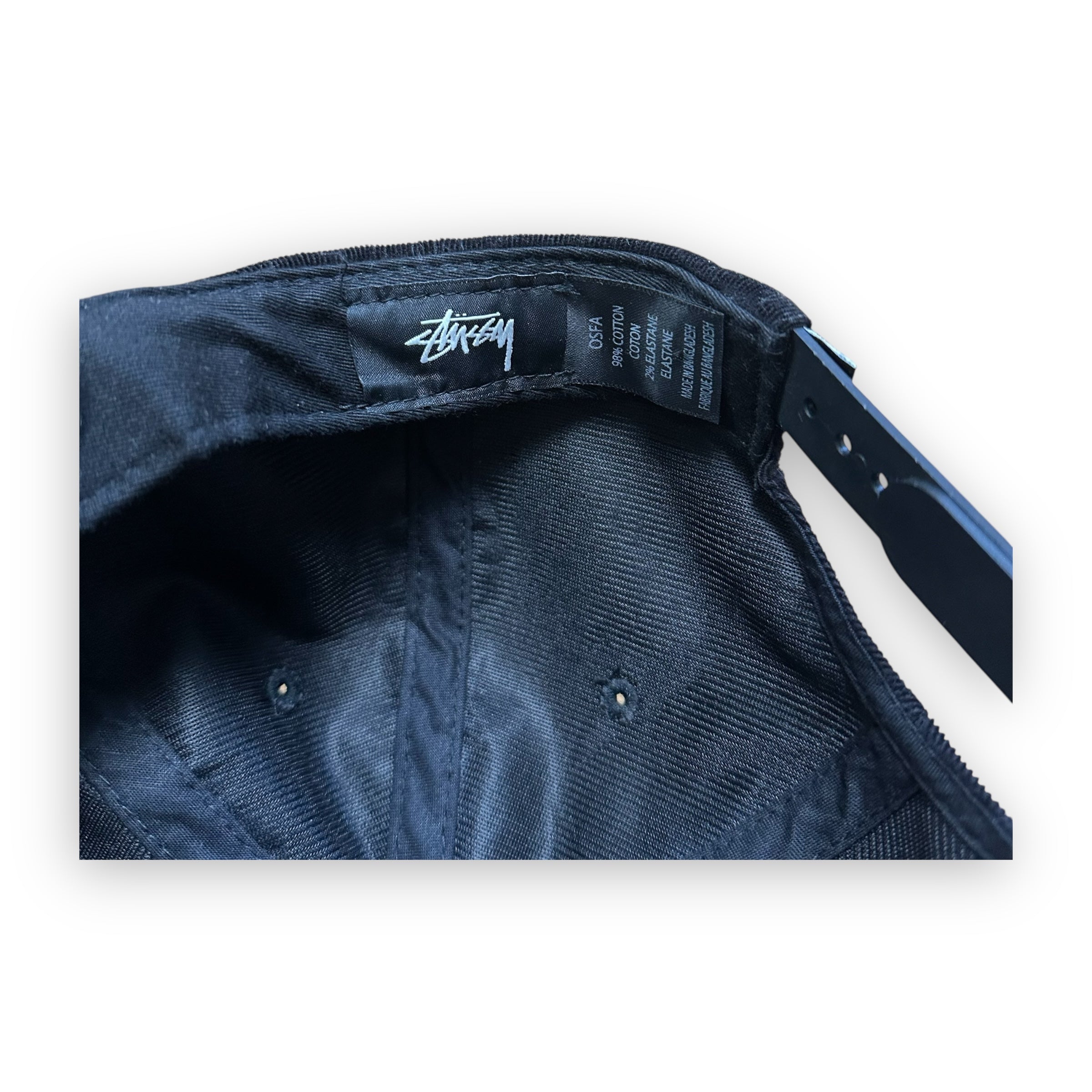 Cap Stussy Corduroy Black Purple