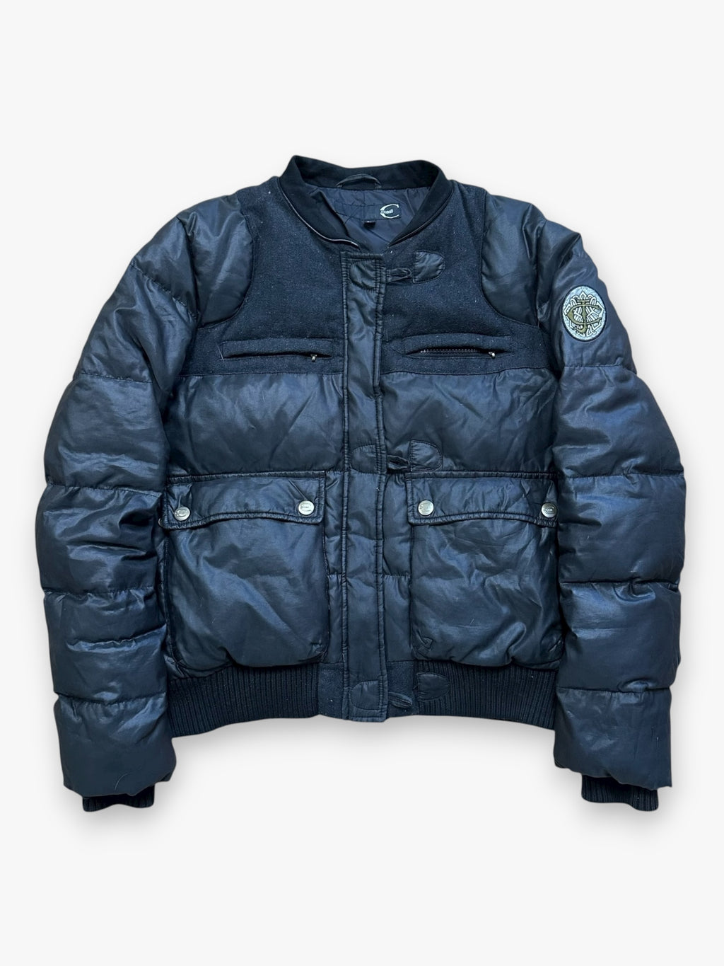 Puffer Jacket Roberto Cavalli Black vintage