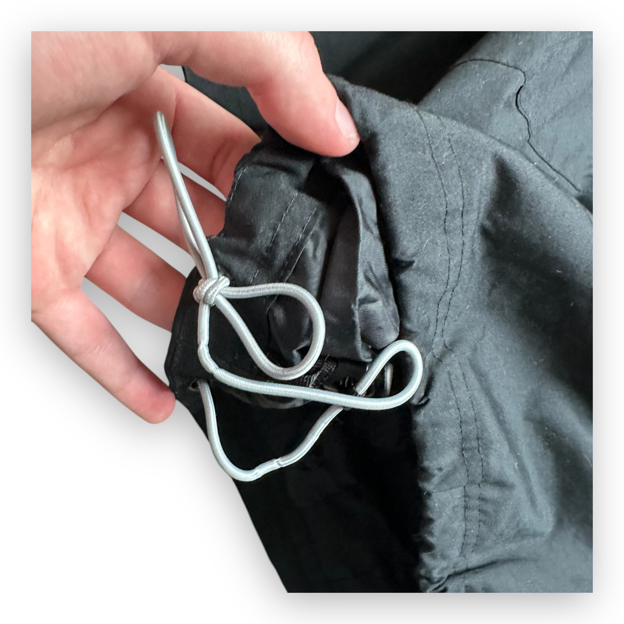 Jacket Nike TN Parka + Puffer Black Orange vintage 00s