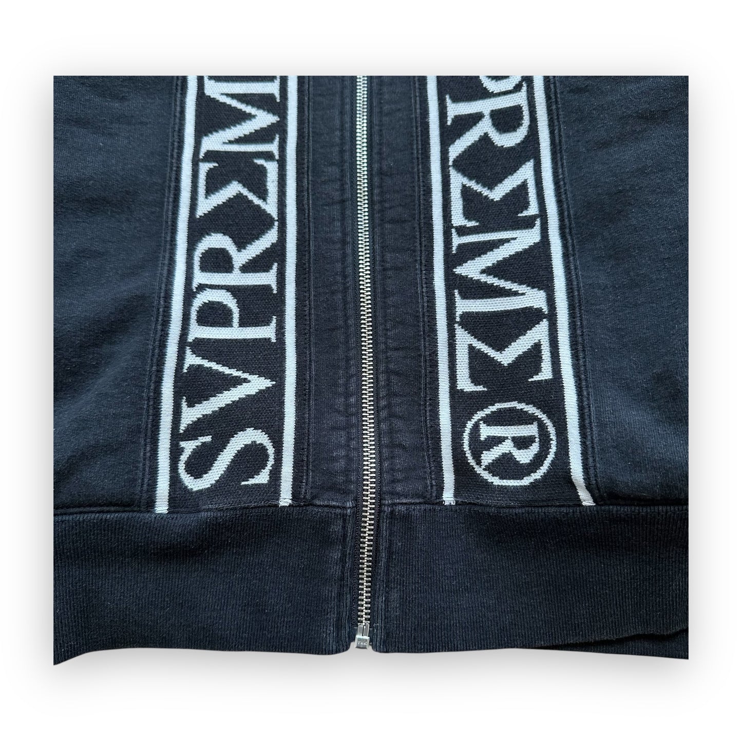 Sweatshirt Hoodie Zip Supreme Roman Black SS23 (S)