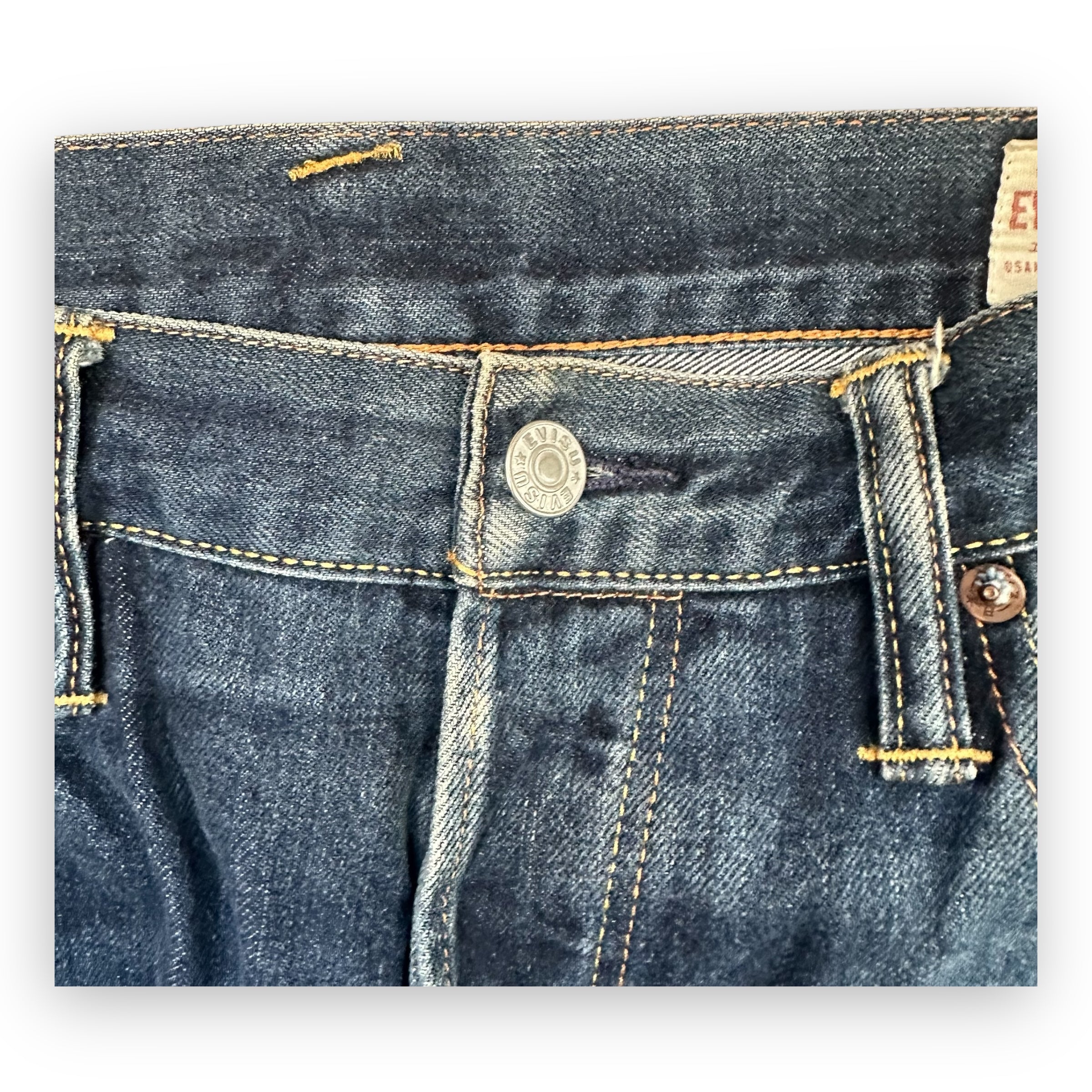 Jeans Evisu Daicock Lot 2000 White