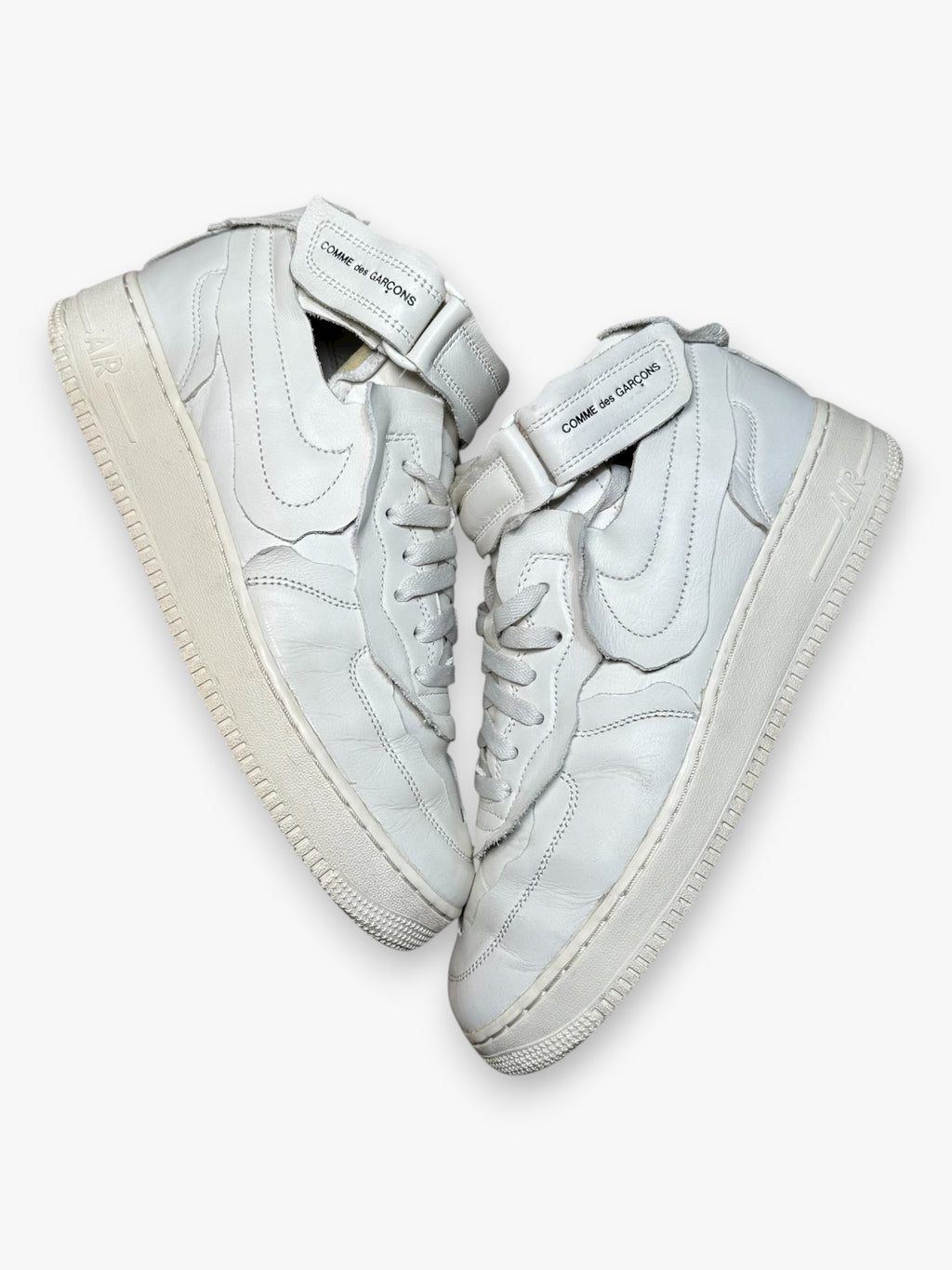 Air Force 1 Mid Comme des Garcons White