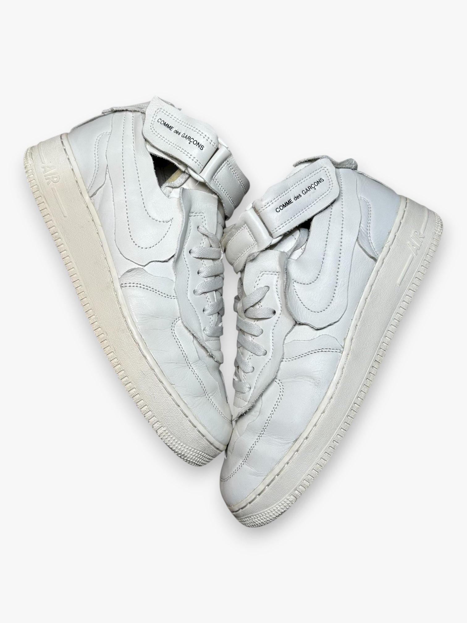 Air Force 1 Mid Comme des Garcons White