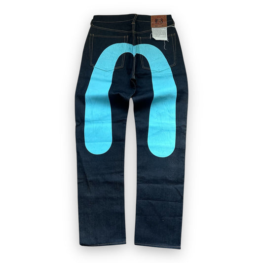 Jeans Evisu Daicock Lot 001 Turquoise (M)