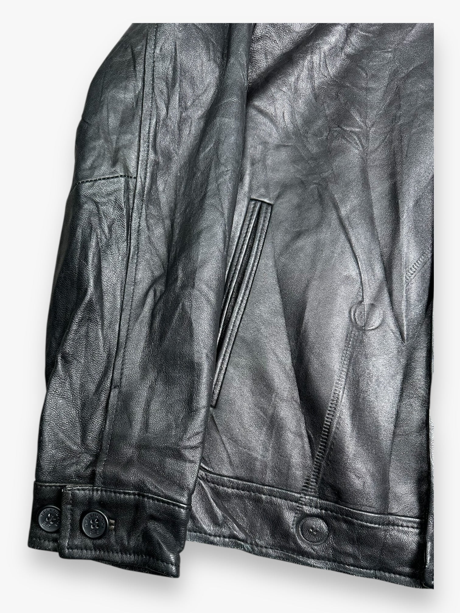 Balenciaga Leather Jacket Black AW1997