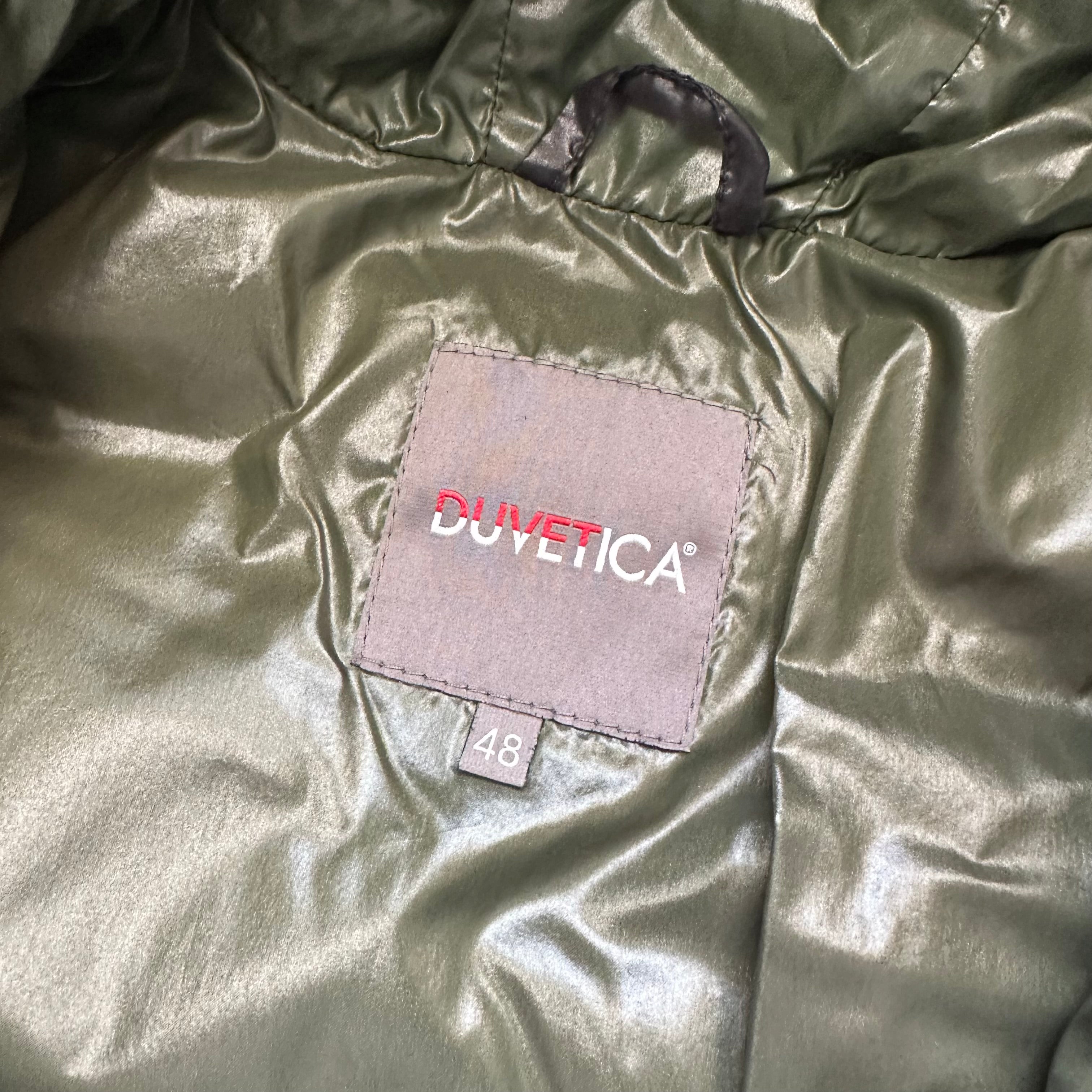 Puffer Jacket Duvetica Full Zip Black Blue