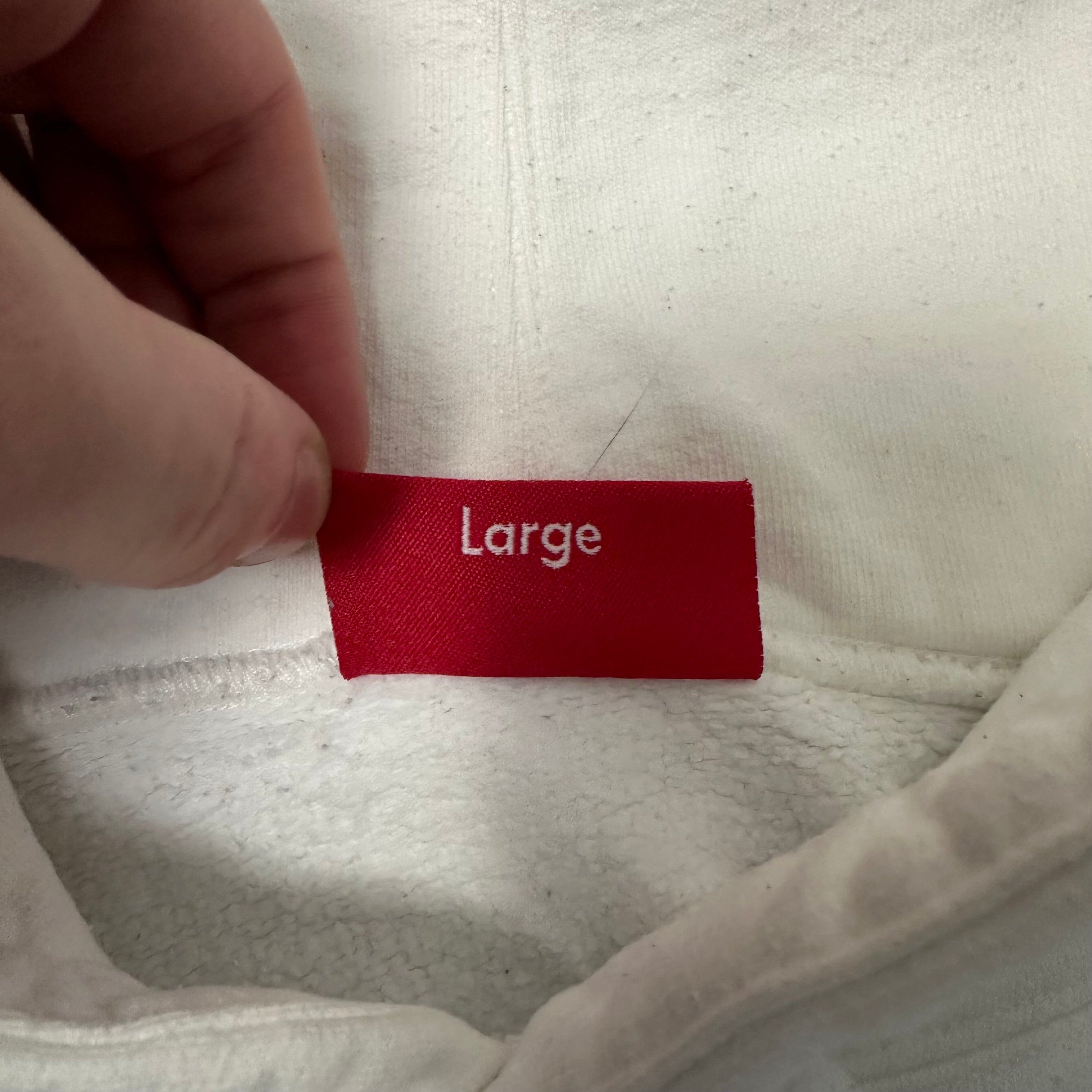 Sweatshirt Hoodie Supreme Zip Pouch White SS19