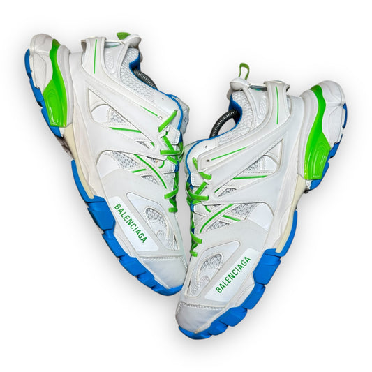 EU44 - US10 - UK9 • Balenciaga Track White Blue Green