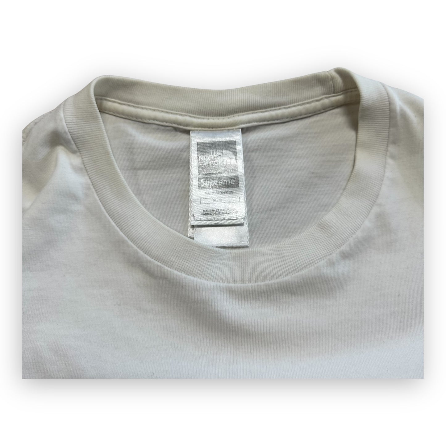 Tee Supreme x The North Face Mountain White FW17 (M)