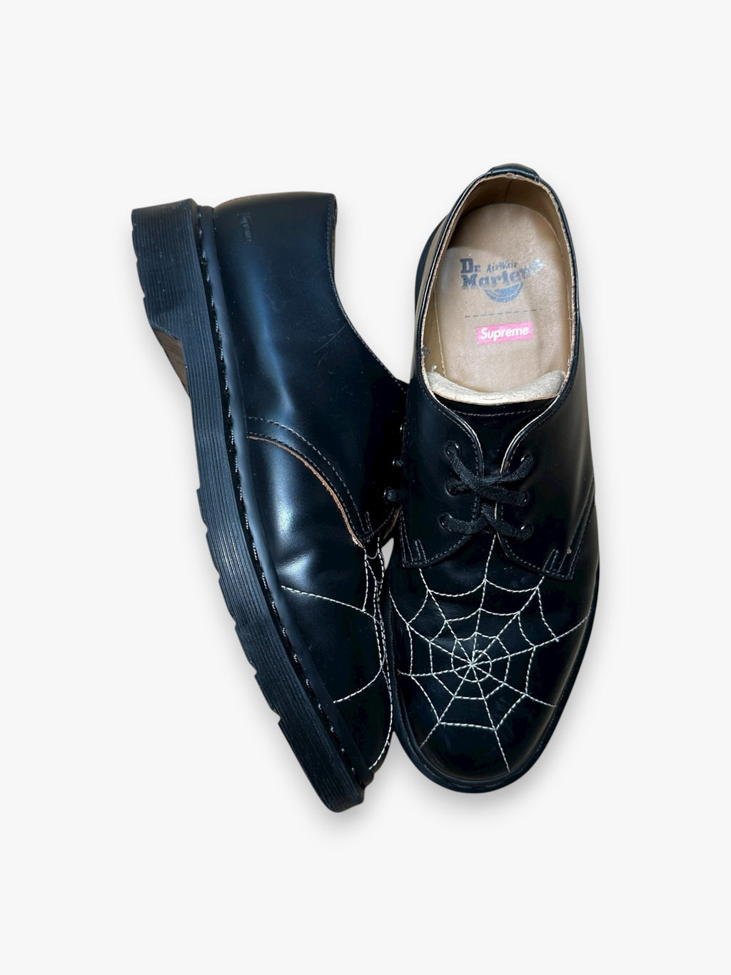 Dr. Martens 3-Eye Supreme Spiderweb Black