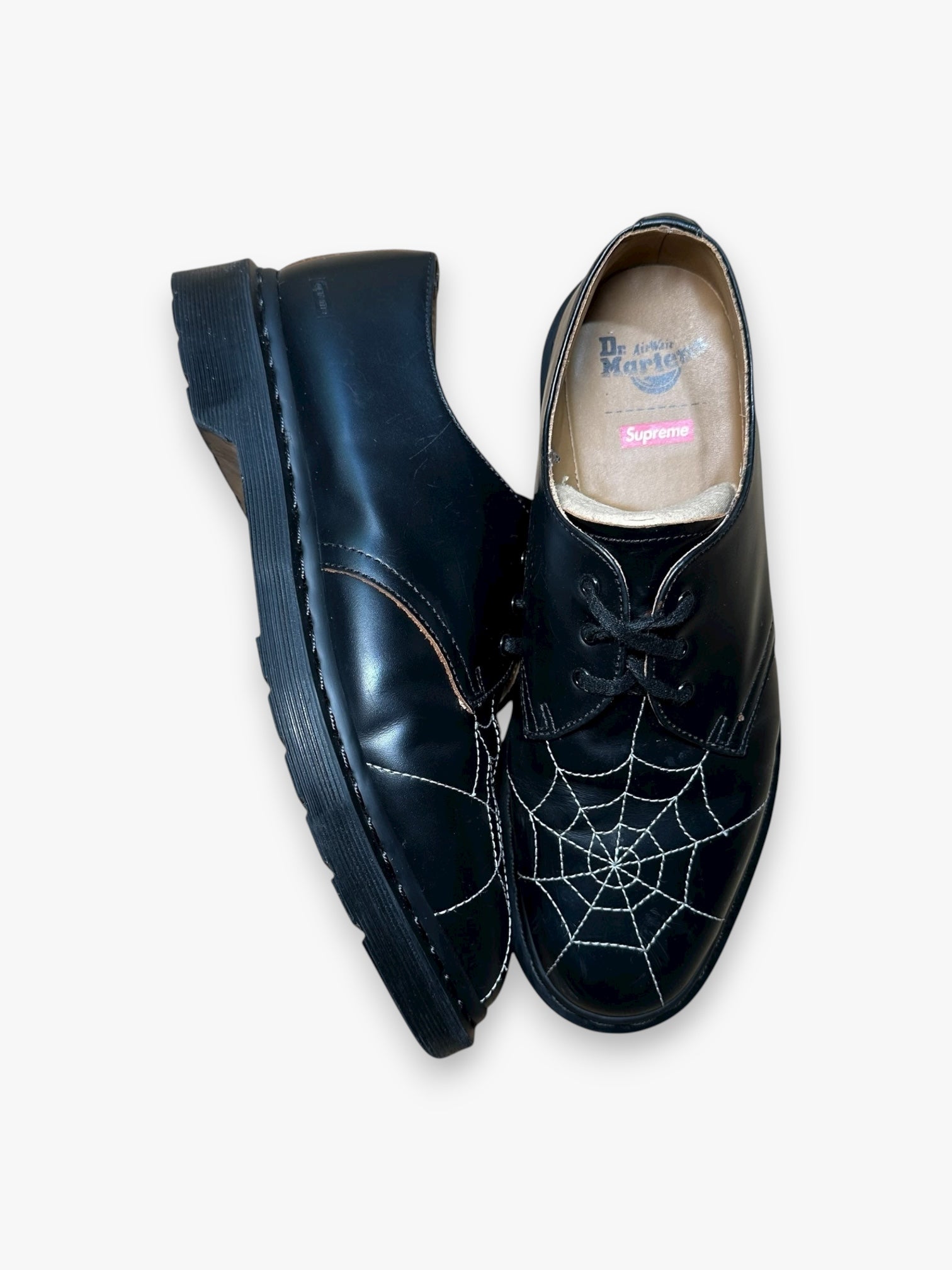 Dr. Martens 3-Eye Supreme Spiderweb Black