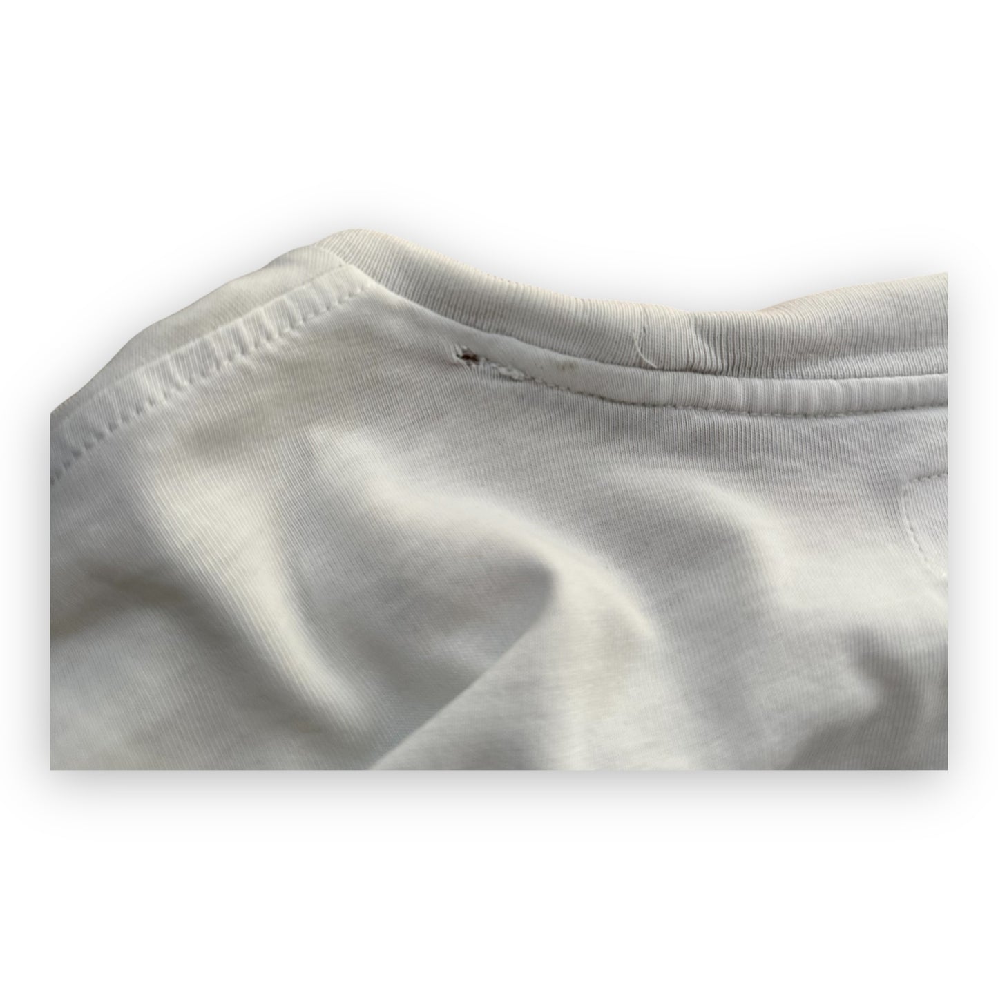 Tee Supreme Intarsia Script White SS20 (M)