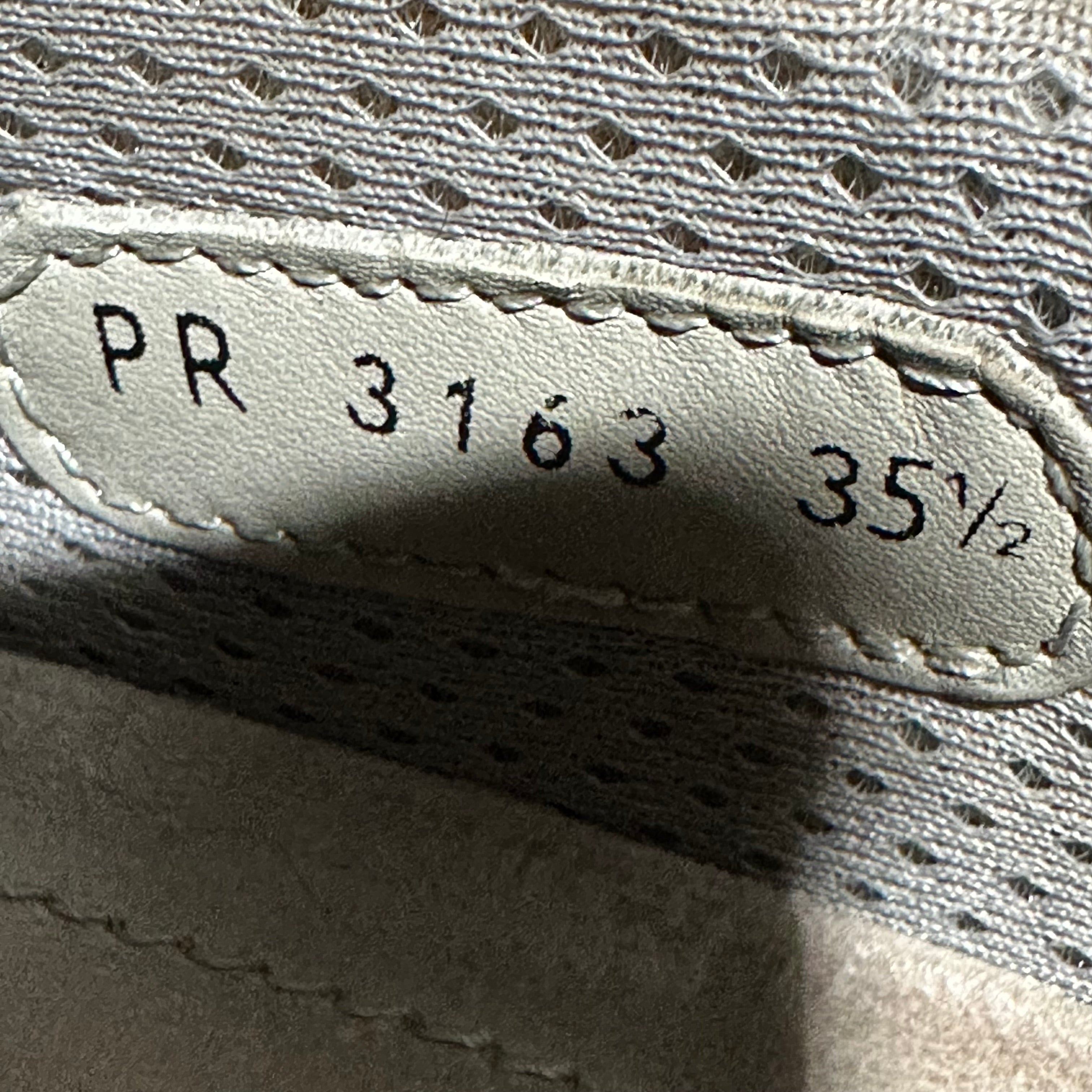 Prada America’s Cup Cream Patent vintage